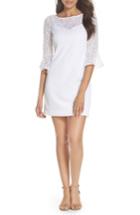 Women's Lilly Pulitzer Fontaine Lace Minidress, Size - White