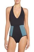 Women's L Space Fireside One-piece Swimsuit - Black