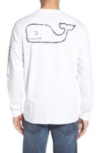 Men's Vineyard Vines Pocket Long Sleeve T-shirt, Size - White