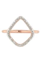 Women's Monica Vinader 'riva' Diamond Hoop Ring