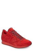 Men's Philippe Model Tropez Low Top Sneaker Us / 40eu - Red