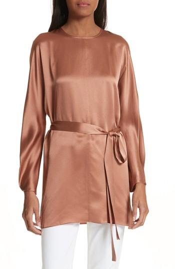 Women's Vince Seam Front Silk Dress