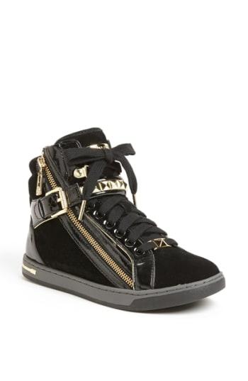 Women's Michael Michael Kors 'glam' Studded High Top Sneaker
