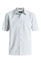 Men's Quiksilver Waterman Collection 'cane Island' Regular Fit Short Sleeve Sport Shirt - White