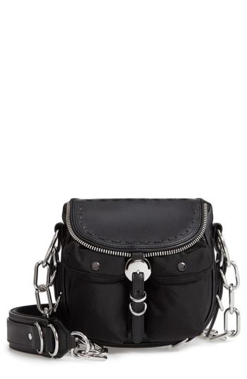 Alexander Wang Rove Mixed Media Crossbody Bag - Black