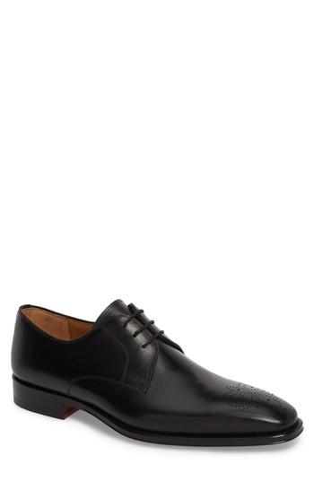 Men's Magnanni Gerardo Medallion Toe Derby M - Black
