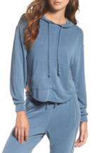 Women's Free People Fp Movement Back Into It Cutout Hoodie - Blue