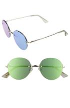 Women's Le Specs 'bodoozle' 49mm Round Sunglasses -