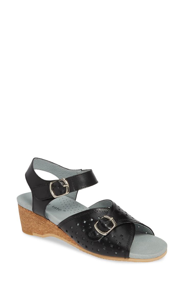Women's David Tate Briana Sandal .5 M - Black