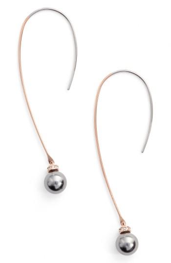 Women's Michael Kors Imitation Pearl Drop Earrings
