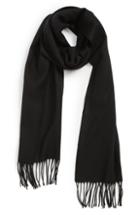 Men's The Rail Solid Fringed Scarf, Size - Black