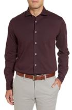Men's Paul & Shark Floral Print Knit Sports Shirt