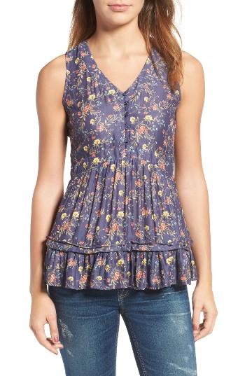 Women's Hinge Ruffle Peplum Tank