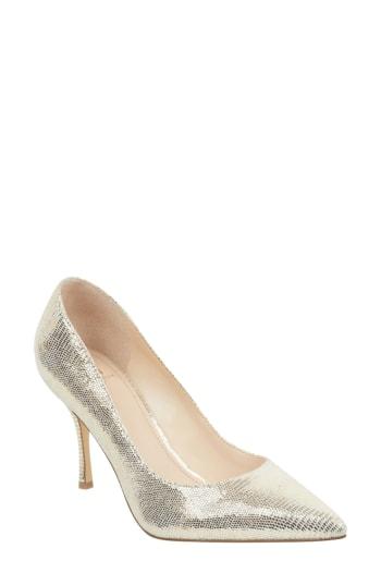 Women's Marc Fisher D Carter Pump, Size 5 M - Metallic