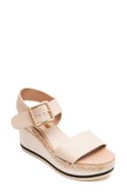 Women's Andre Assous Carmela Wedge Sandal M - Beige