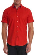 Men's Robert Graham Abbott Sport Shirt - Red