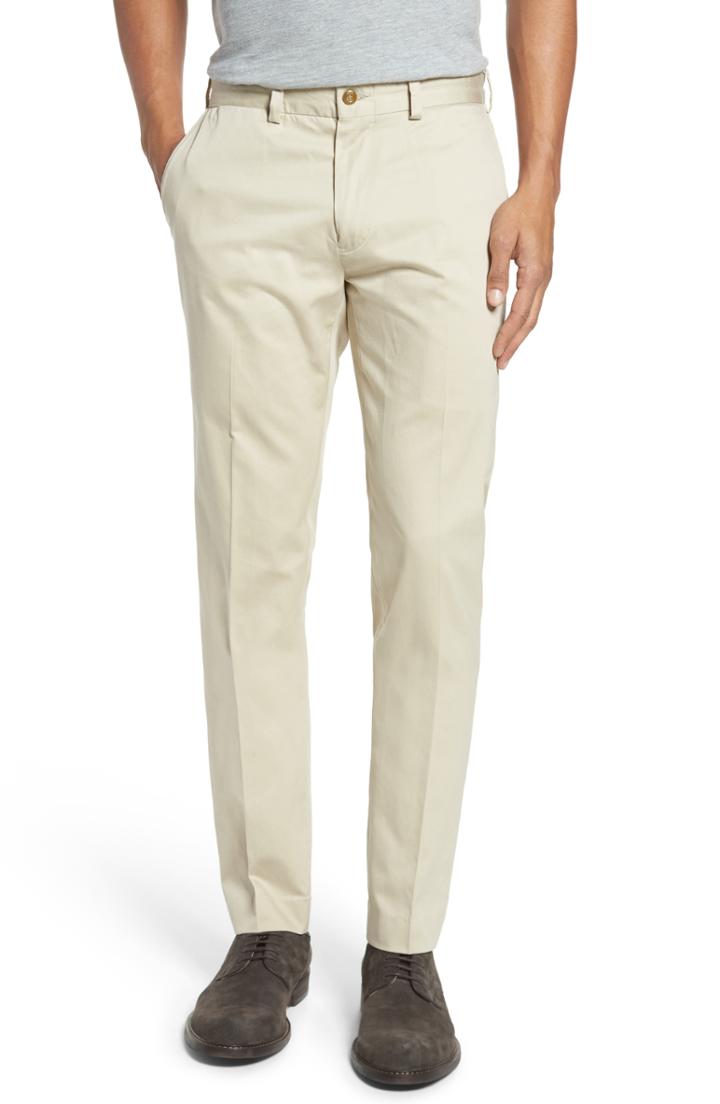 Men's Bills Khakis Slim Fit Chamois Cloth Pants X 30 - Beige