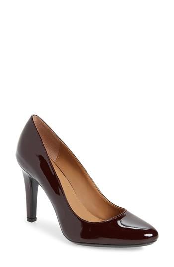 Women's Calvin Klein Cosima Pump .5 M - Burgundy