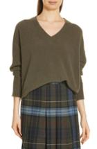 Women's Nordstrom Signature Cashmere Blend Boucle Sweater - Green