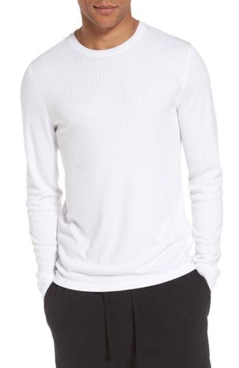 Men's Vince Ribbed Pullover, Size - White