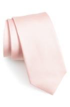 Men's The Tie Bar Solid Silk Tie, Size X-long X-long - Pink
