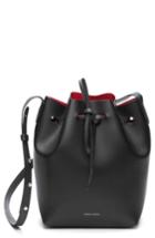 Mansur Gavriel Mini Leather Bucket Bag - Black