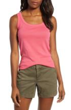 Women's Caslon Cotton Tank - Pink