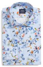 Men's John W. Nordstrom Traditional Fit Floral Dress Shirt .5 - Blue