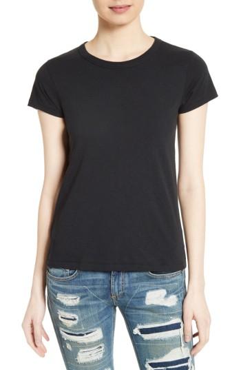 Women's Rag & Bone/jean The Tee, Size - Black