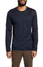 Men's Boss Tenison Slim Fit Ombre Check Long Sleeve T-shirt