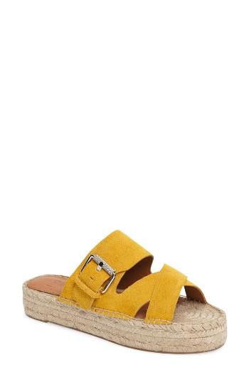 Women's Marc Fisher Ltd Venita Espadrille Sandal .5 M - Yellow