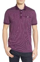 Men's Ted Baker London Otto Jacquard Polo (s) - Purple