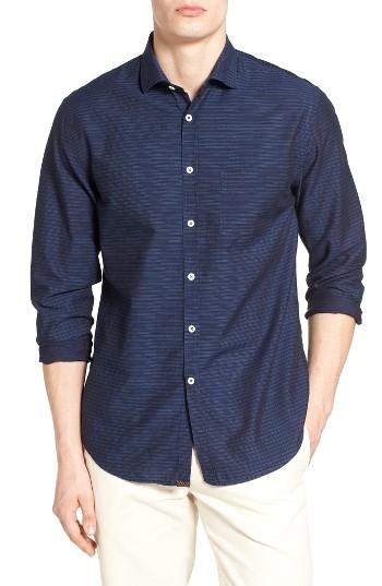 Men's Billy Reid John T Standard Fit Stripe Sport Shirt