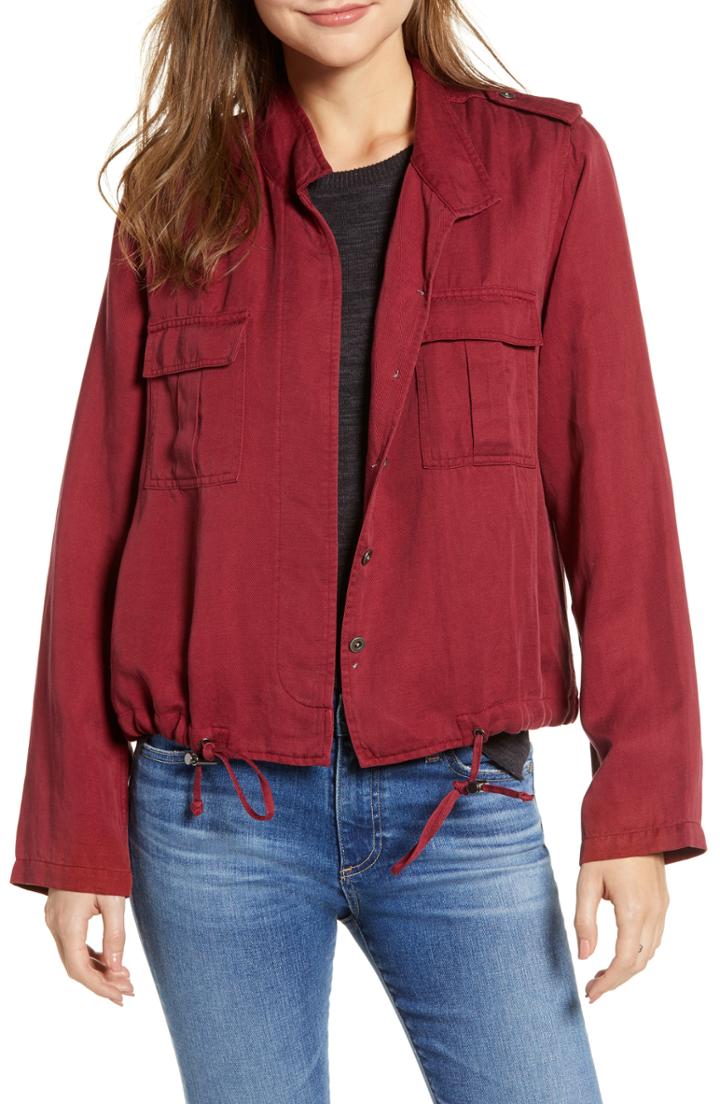 Women's Rails Maverick Military Jacket - Red