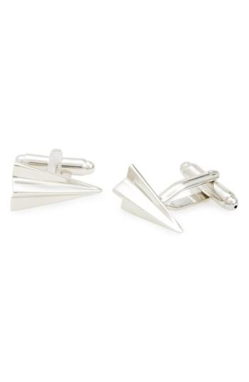 Men's Link Up 'paper Airplane' Cuff Links