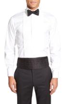 Men's Robert Talbott 'protocol' Paisley Silk Cummerbund & Bow Tie Set, Size R - Black