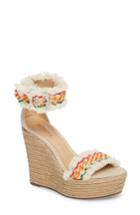 Women's Schutz Munika Espadrille Wedge .5 M - White