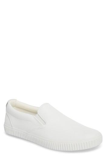 Men's Andrew Marc Riverside Slip-on Sneaker D - White