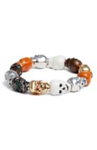 Women's Erwin Pearl Skulls Medium Stretch Bracelet
