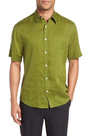 Men's Vince Classic Fit Sport Shirt, Size - Green