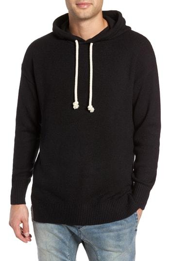 Men's Zanerobe Towel Knit Hoodie - Black