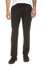 Men's Vince Slim Fit Wool Track Pants - Black