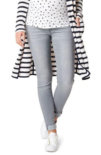 Women's Noppies Iva Skinny Maternity Jeans - Grey