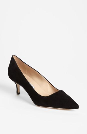 Women's Manolo Blahnik 'bb' Pump .5us / 37.5eu - Black