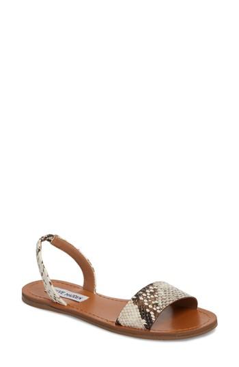 Women's Steve Madden Alina Sandal M - White
