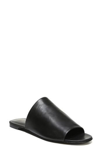Women's Via Spiga Heather Slide Sandal .5 M - Black