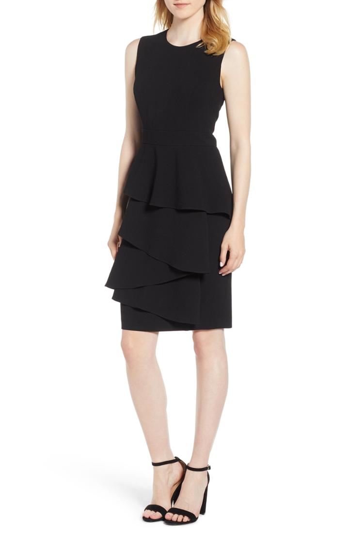 Women's Anne Klein Ruffle Front Dress