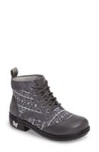 Women's Alegria 'kylie' Leather Boot -6.5us / 36eu - Grey