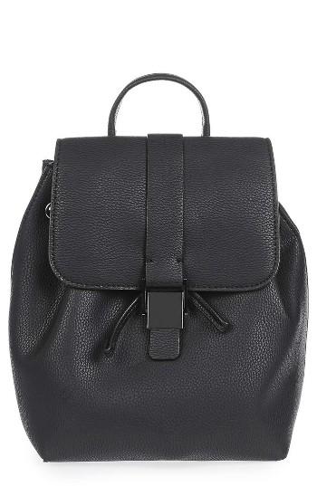 Topshop Mini Glasgow Faux Leather Backpack -