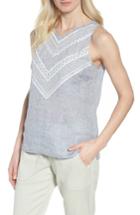 Women's Nic+zoe Sandy Sequins Tank - Blue